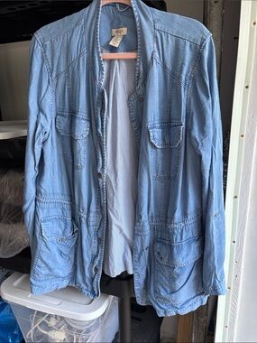 Style & Co. Light Blue Denim Jacket
